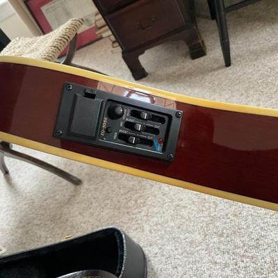 O1350 KONA Electric Acoustic Guitar with Case