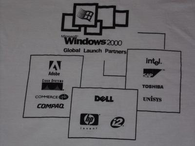 Been there, done that, YOU need the T-shirt for Windows 2K