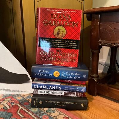 L1246 Lifesize "Outlander" Character Jamie Fraser with Blanket and Books