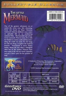 DVD * The Little Mermaid. Dolby. Excellent condition