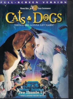 DVD * Cat & Dogs, movie, comedy, Dolby, 87 minutes. Excellent condition