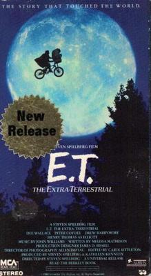 E.T. The Extra-Terrestrial * VHS movie, Hi-Fi Dolby Surround Stereo, 115 minutes