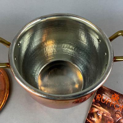 K1386 Like New Ruffoni Copper Stock Pot