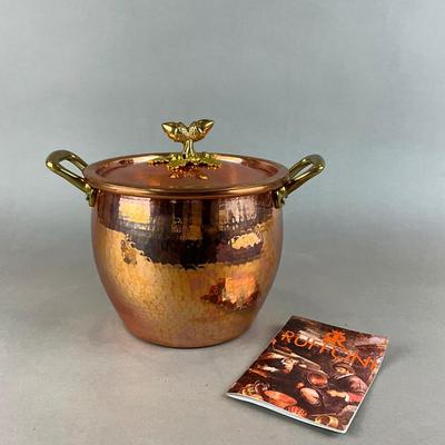 K1386 Like New Ruffoni Copper Stock Pot