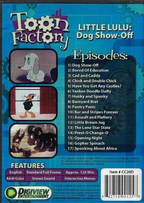 DVD * TOON Factory Classic Cartoon CLASSIC animation. 17 cartoon shorts