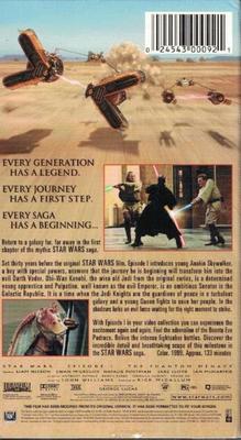 STAR WARS – Episode I – The Phantom Menace * VHS, Dolby, THX, 133 min.