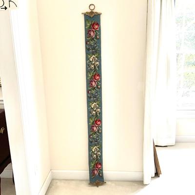 D1392 Set of Three Antique Needlepoint Bell Pulls