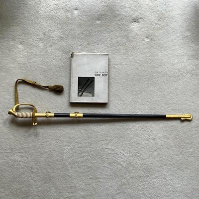 SR1394 United States Navy Ceremonial Sword with February 1944 Side Boy Yearbook