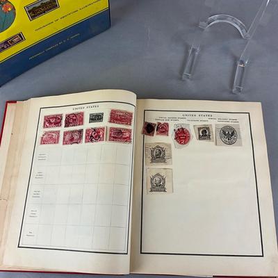 L1397 Lot of Stamp collecting Books