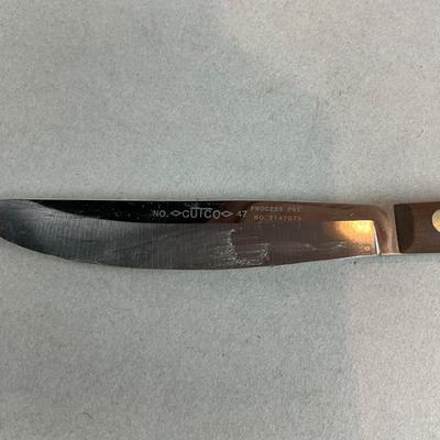 K1399 Set of 8 Mardi Gras Knives and 3 Cutco Knives
