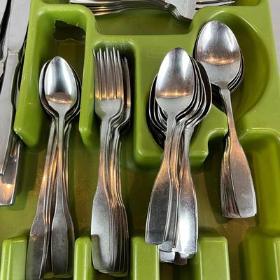 K1400 Stainless Steel 83pc Set of Community "Paul Revere" Flatware