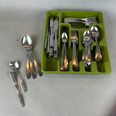 K1400 Stainless Steel 83pc Set of Community "Paul Revere" Flatware