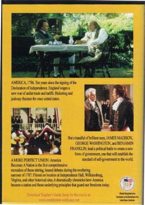 DVD * A More Perfect Union, America Becomes a Nation.documentary movie