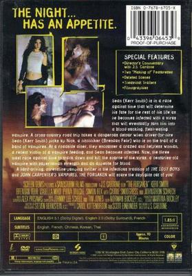 DVD * The Forsaken, vampire, horror, action thriller movie Dolby 90 min.