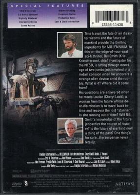DVD * MILLENNIUM, Sci-Fi thriller action movie. Dolby Surround, 108 minutes