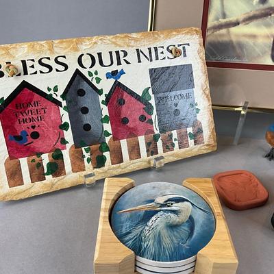 K1409 Large Bird Decor Lot