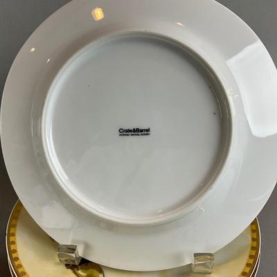 K1410 Lot of Williams Sonoma, Dansk, Crate Barrel Dish Sets