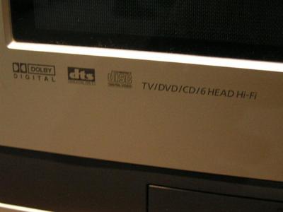 SAMSUNG ALL-IN-ONE TV with built-in DVD/CD player & VHS 6-head Hi-Fi