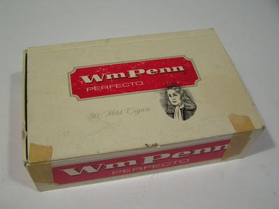 Vintage cigar box from 50s/60s. WmPenn Perfecto