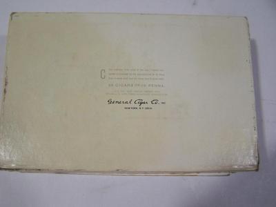 Vintage cigar box from 50s/60s. WmPenn Perfecto