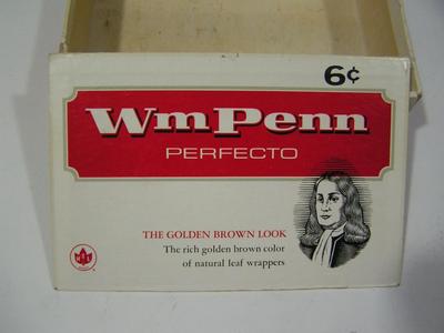Vintage cigar box from 50s/60s. WmPenn Perfecto