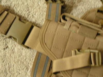 Leg or belt holster w/mag pouch, for full size pistol.