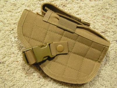 Leg or belt holster w/mag pouch, for full size pistol.