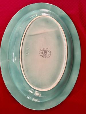 Vinatge Clay Art Mosaic Fish - Plkatter and Bowl