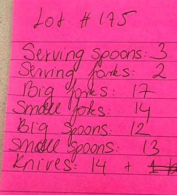 Oneida Silverware - Set of 75