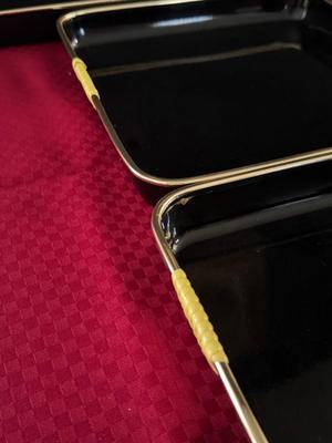 Vintage Western Airlines Set of 3 Trays