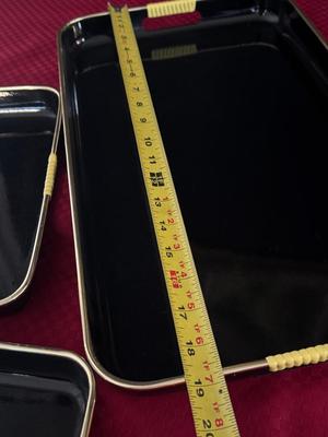 Vintage Western Airlines Set of 3 Trays