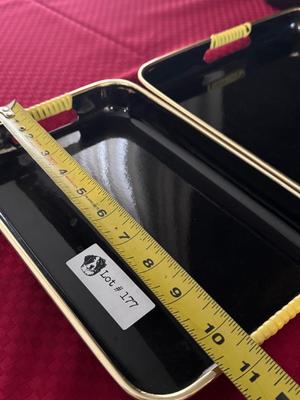 Vintage Western Airlines Set of 3 Trays