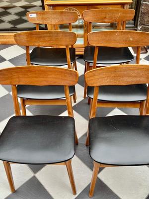 Vintage Findahls Mobelfabrik Sweden Chairs - Lot of 6