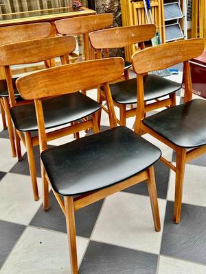 Vintage Findahls Mobelfabrik Sweden Chairs - Lot of 6