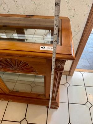 Vintage Pulaski Furniture Pine Credenza - Lights up