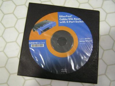 LINKSYS by Cisco, Cable/DSL Router w/4-Port Switch. Mod# BEFSR41.