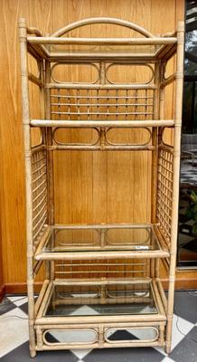 Vintage Bamboo Shelving ca 1980's