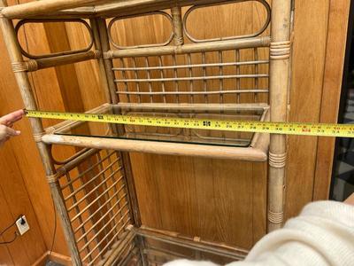 Vintage Bamboo Shelving ca 1980's