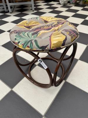Vintage Bamboo Stool