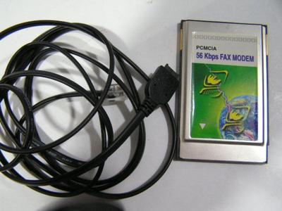 Vintage for collectors &buffs PCMCIA V.90 FAX/MODEM PC CARD. Lucent-Venus. 56Kbps.