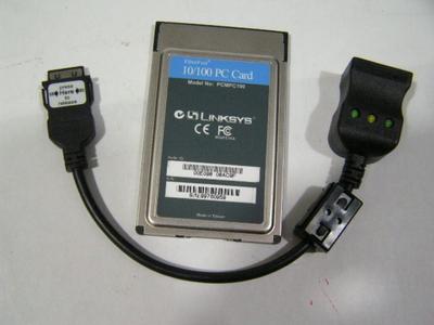 Vintage collectible. LINKSYS PC Card EtherFast network adapter for laptops