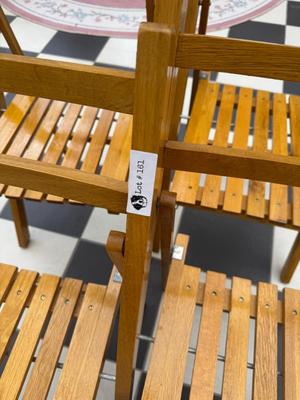 Set of 4 Folding Chairs