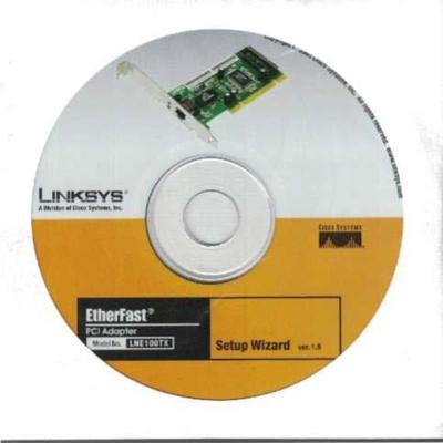 Lot of 3 LINKSYS Fast Ethernet 10/100 PCI network cards with Wake-On-Lan.