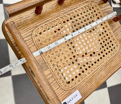 Vintage Cane Accent Table