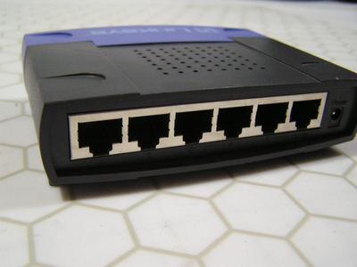 (2 of2) LINKSYS 5-Port Workgroup Switch 10/100 wired Ethernet.