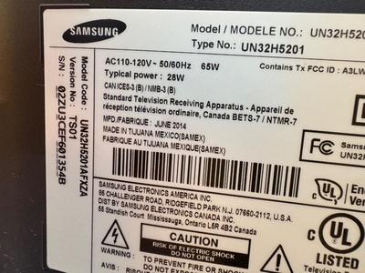 Samsung Smart TV 32" - works