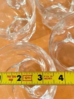 Vintage Set of 12 Cristal d'Argues France Crystal Glasses