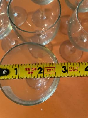 Vintage Lot of 7 Wine Glasses