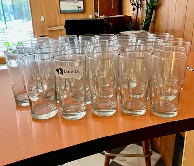 Vintage Set of 38 Water/ Log Drink Glasses