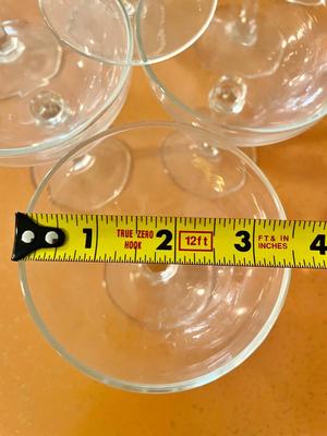 Vintage Set of 13 Champagne Glasses